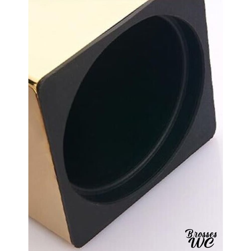 Balai brosse wc doré luxueux