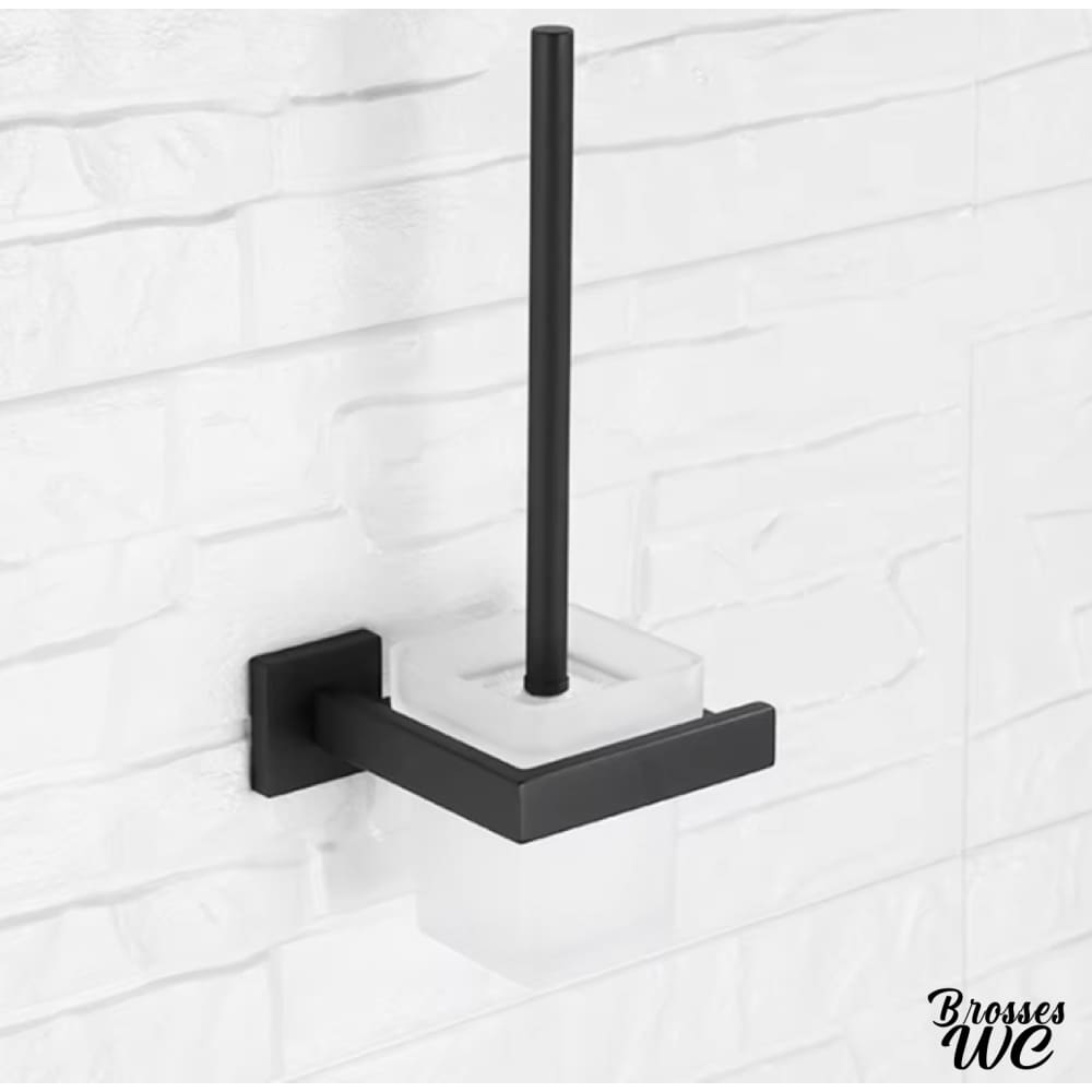 Accessoire wc aluminium brosse dorée