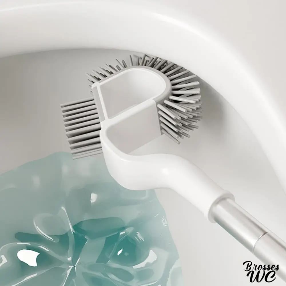 Brosse wc à tête fine astucieuse
