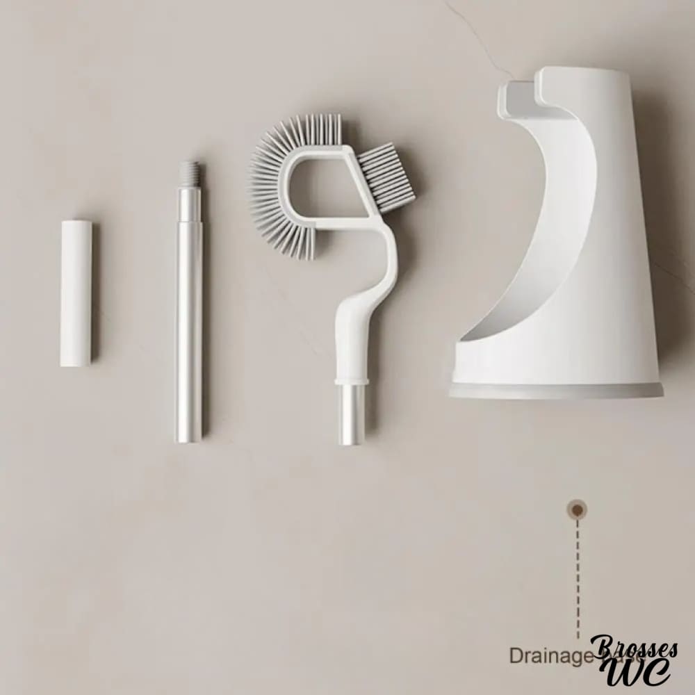 Brosse wc à tête fine astucieuse
