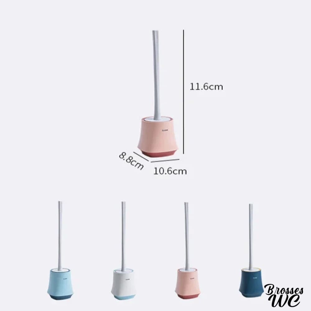 Brosse wc silicone souple hygiénique