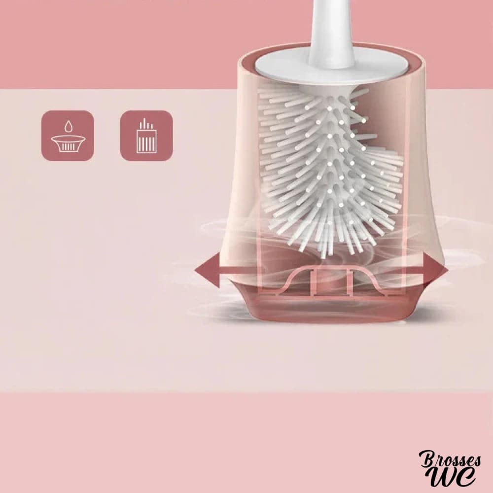 Brosse wc silicone souple hygiénique