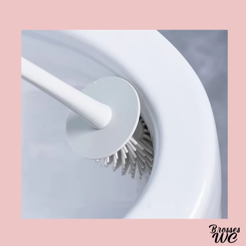 Brosse wc silicone souple hygiénique