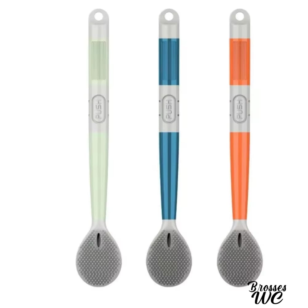 Brosse toilette avec produit intégré