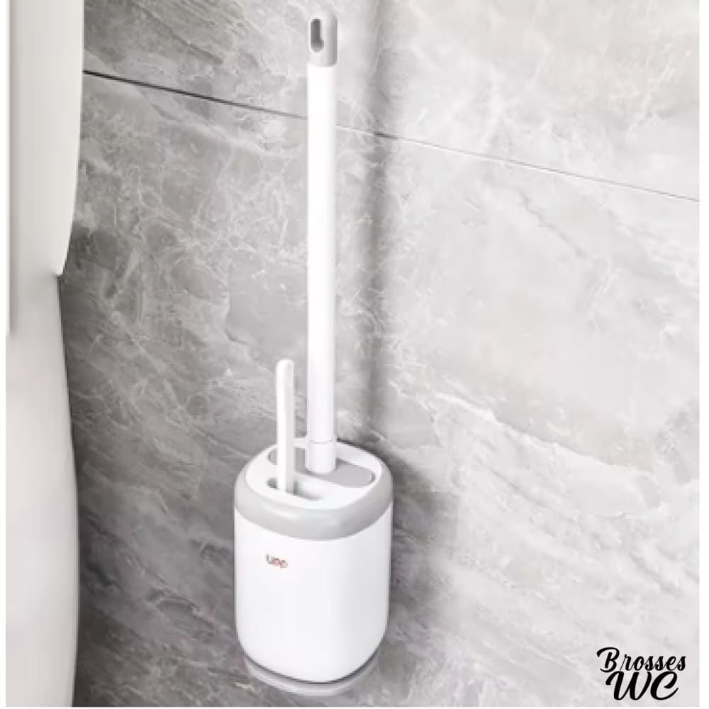 Brosse wc duo nettoyage polyvalent