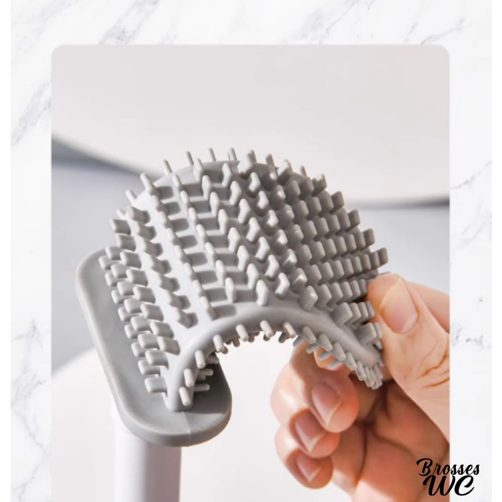 Brosse wc duo nettoyage polyvalent