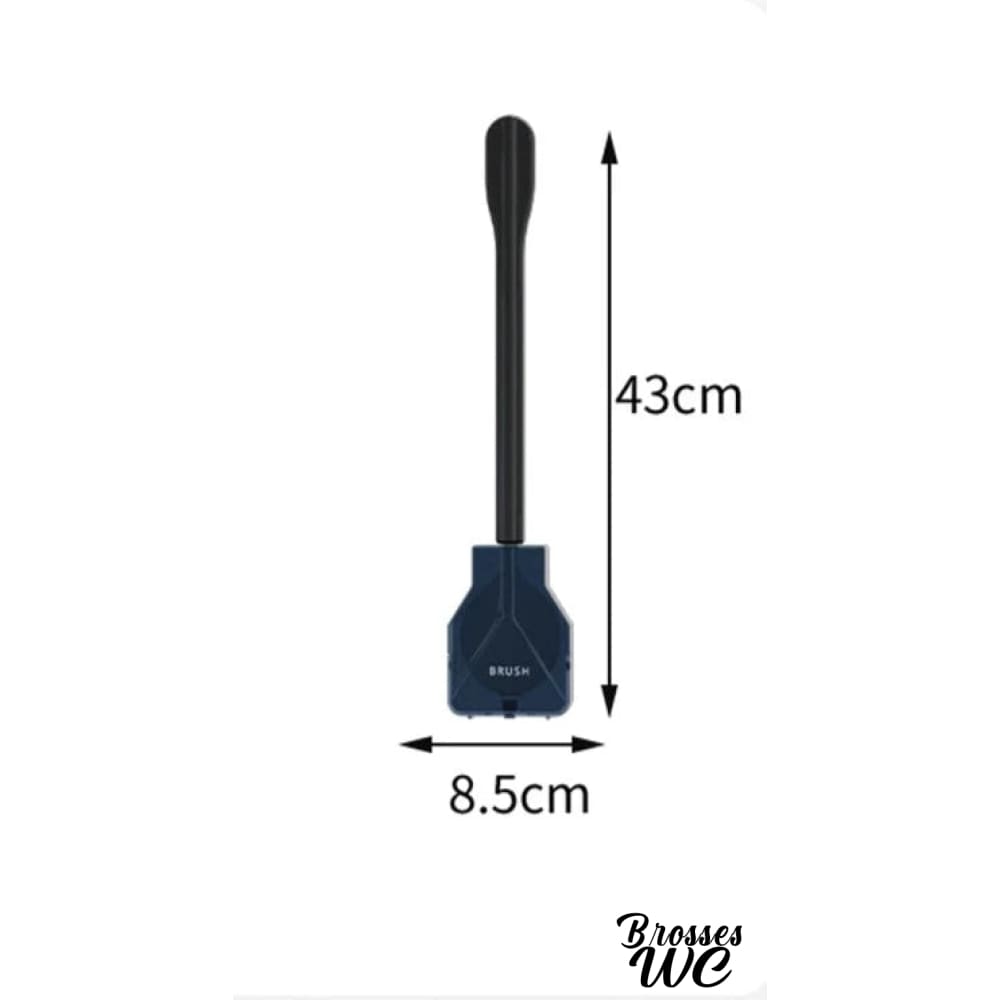 Brosse wc résine gris ou blanc élégante