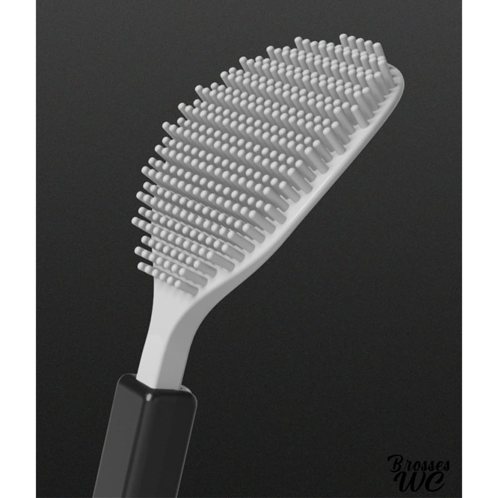 Brosse wc résine gris ou blanc élégante