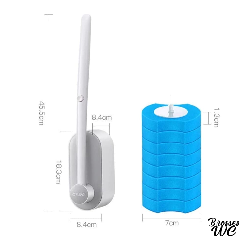 Brosse wc murale élégante sophistiquée