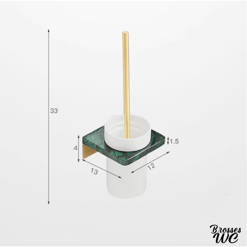 Brosse wc murale carrée géométrique