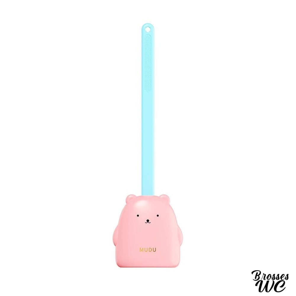Brosse wc ours silicone doux