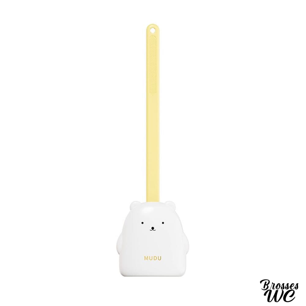 Brosse wc ours silicone doux