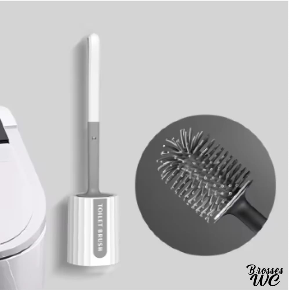 Brosse wc suspendue sans perçage pratique