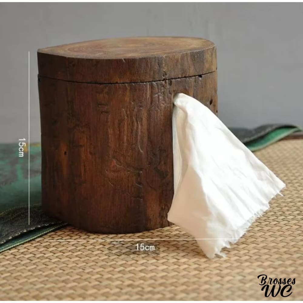 Dérouleur papier wc bois naturel