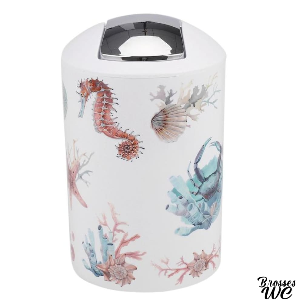 Ensemble brosse wc thème marin poétique