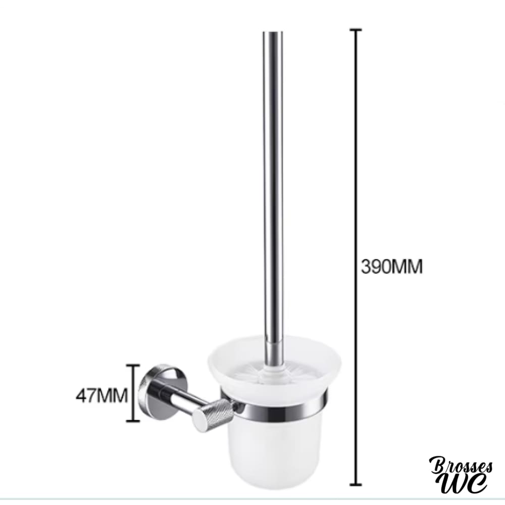 Ensemble dérouleur et brosse wc harmonieux