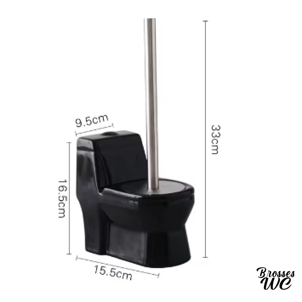 Porte-balai wc forme toilette originale