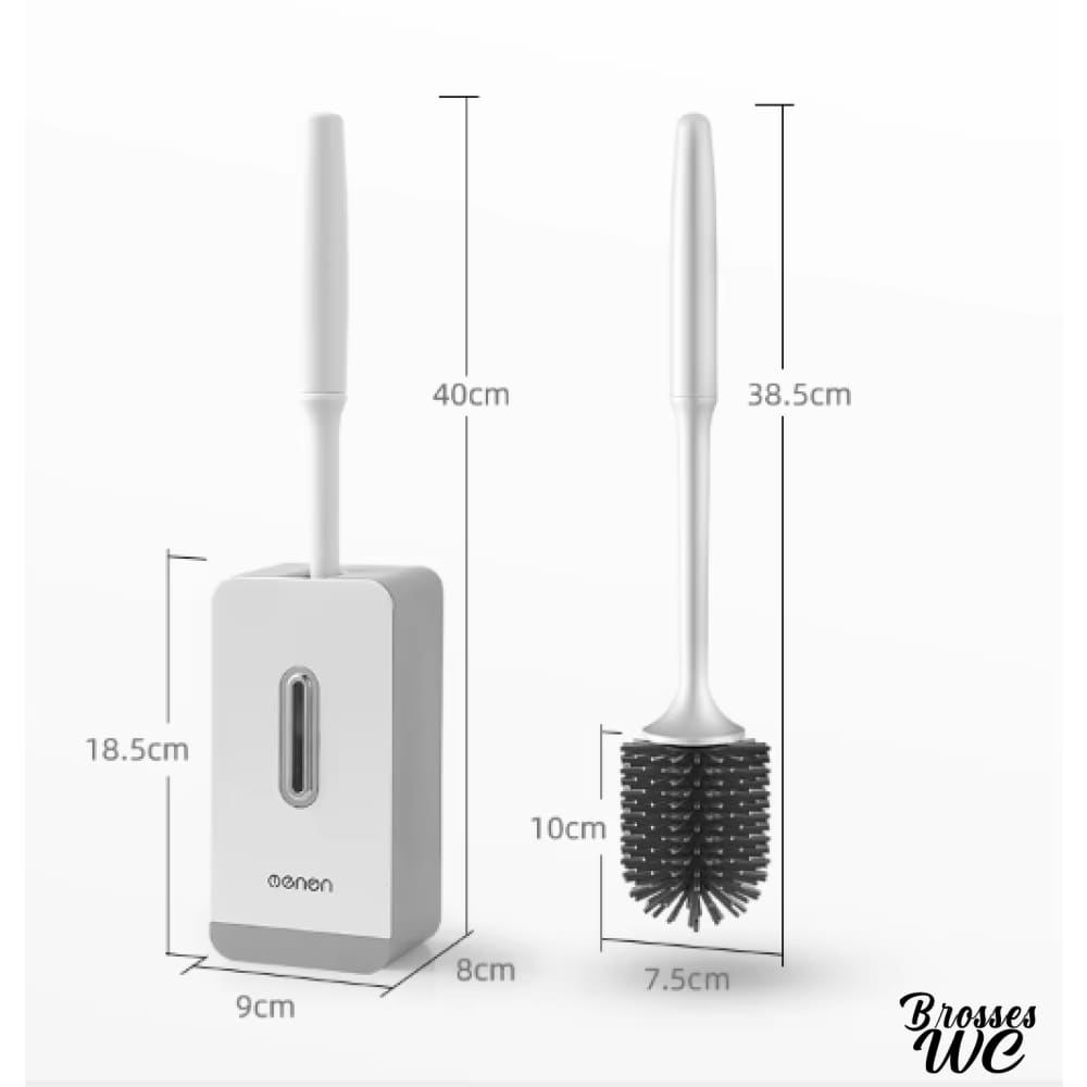 Porte-brosse wc mural carré moderne