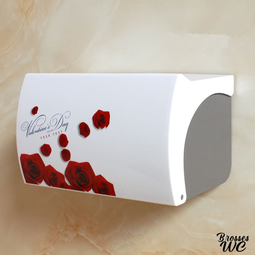 Porte-rouleaux wc fleuri poétique