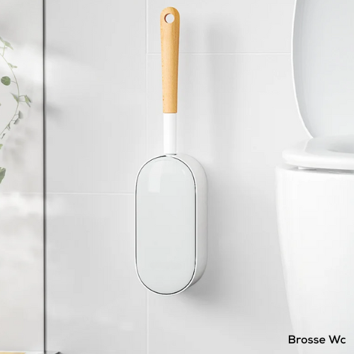 Brosse WC bois