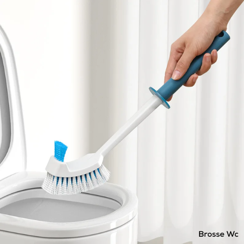 Brosse WC courbée