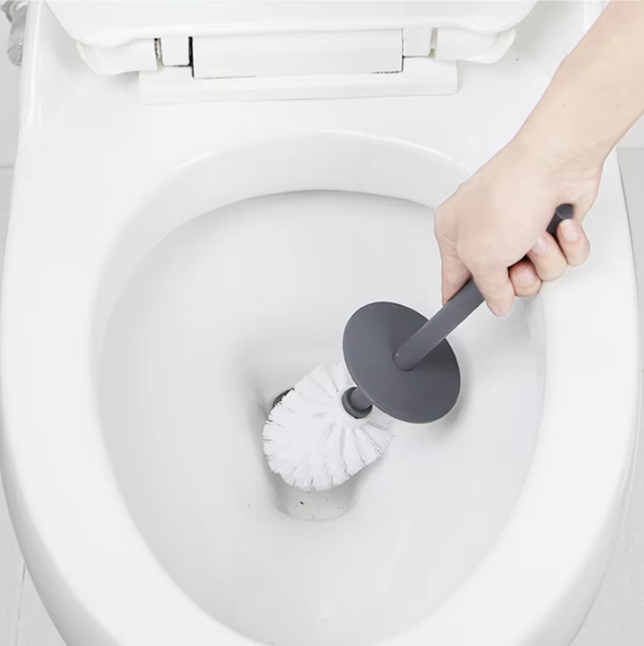 Brosse wc gris anthracite moderne