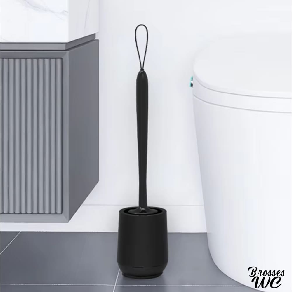 Balai brosse wc silicone hygiénique
