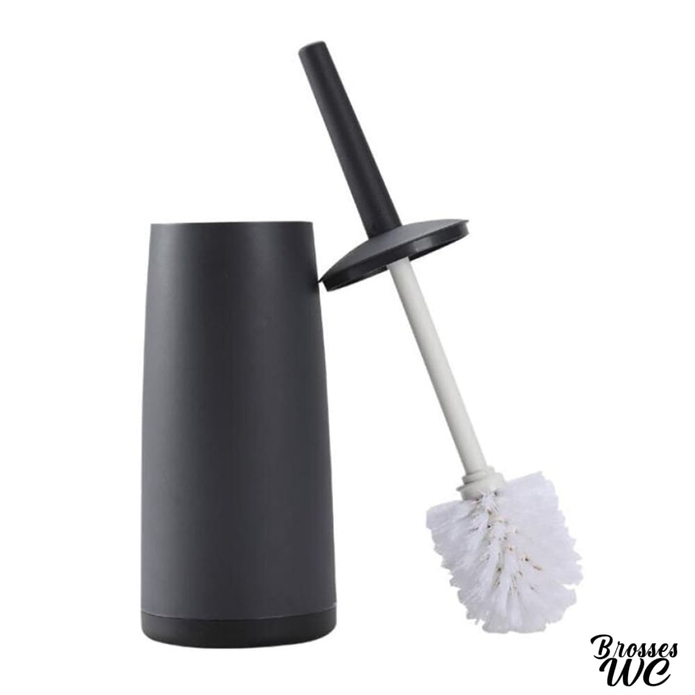 Balai brosse wc noir élégant