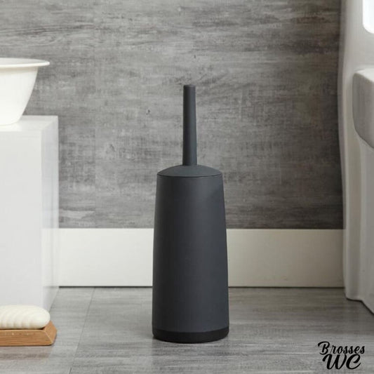 Balai brosse wc noir élégant