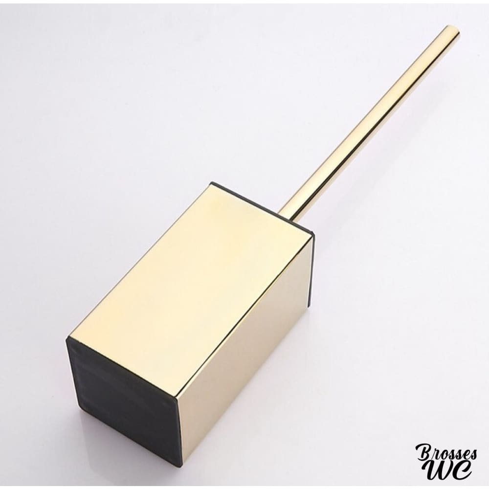 Balai brosse wc doré luxueux