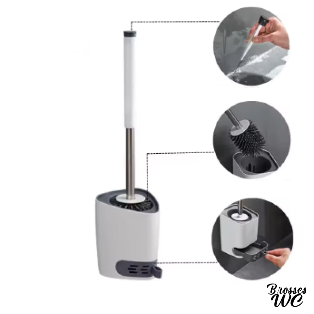 Porte-brosse wc fonctionnel