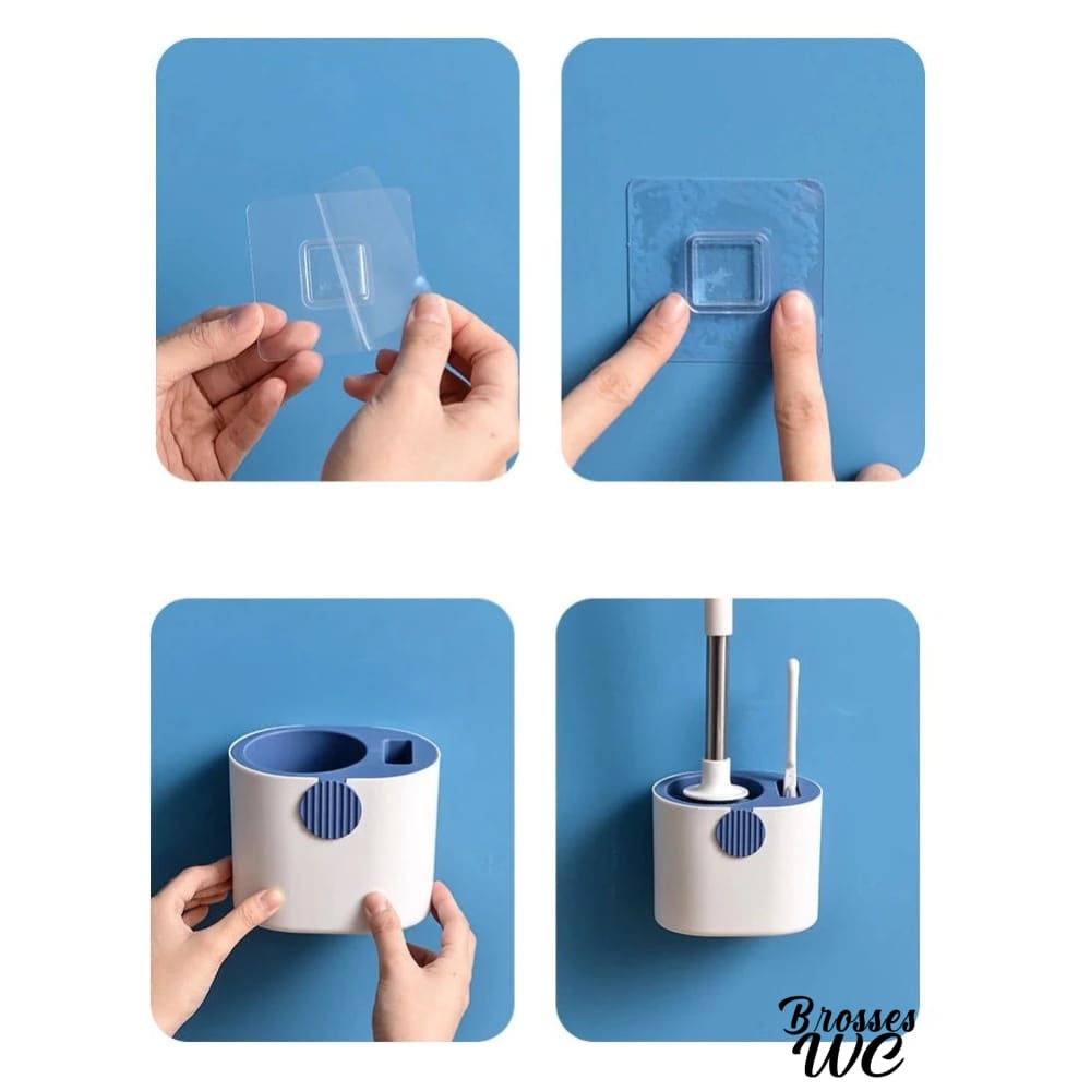 Brosse wc deux têtes efficace