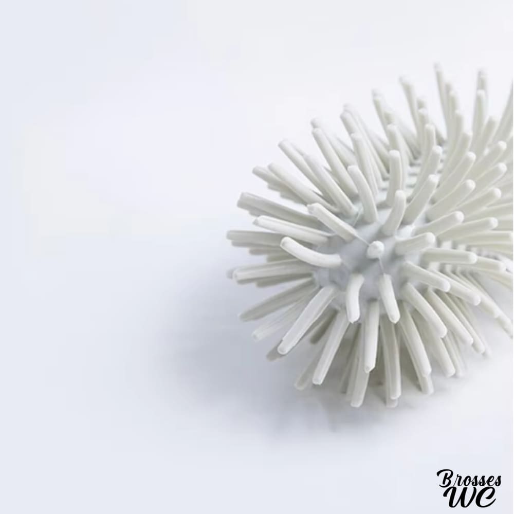 Brosse wc bleue éclatante