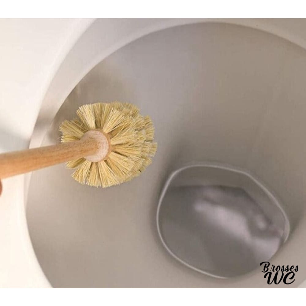 Brosse wc bois chaleureuse