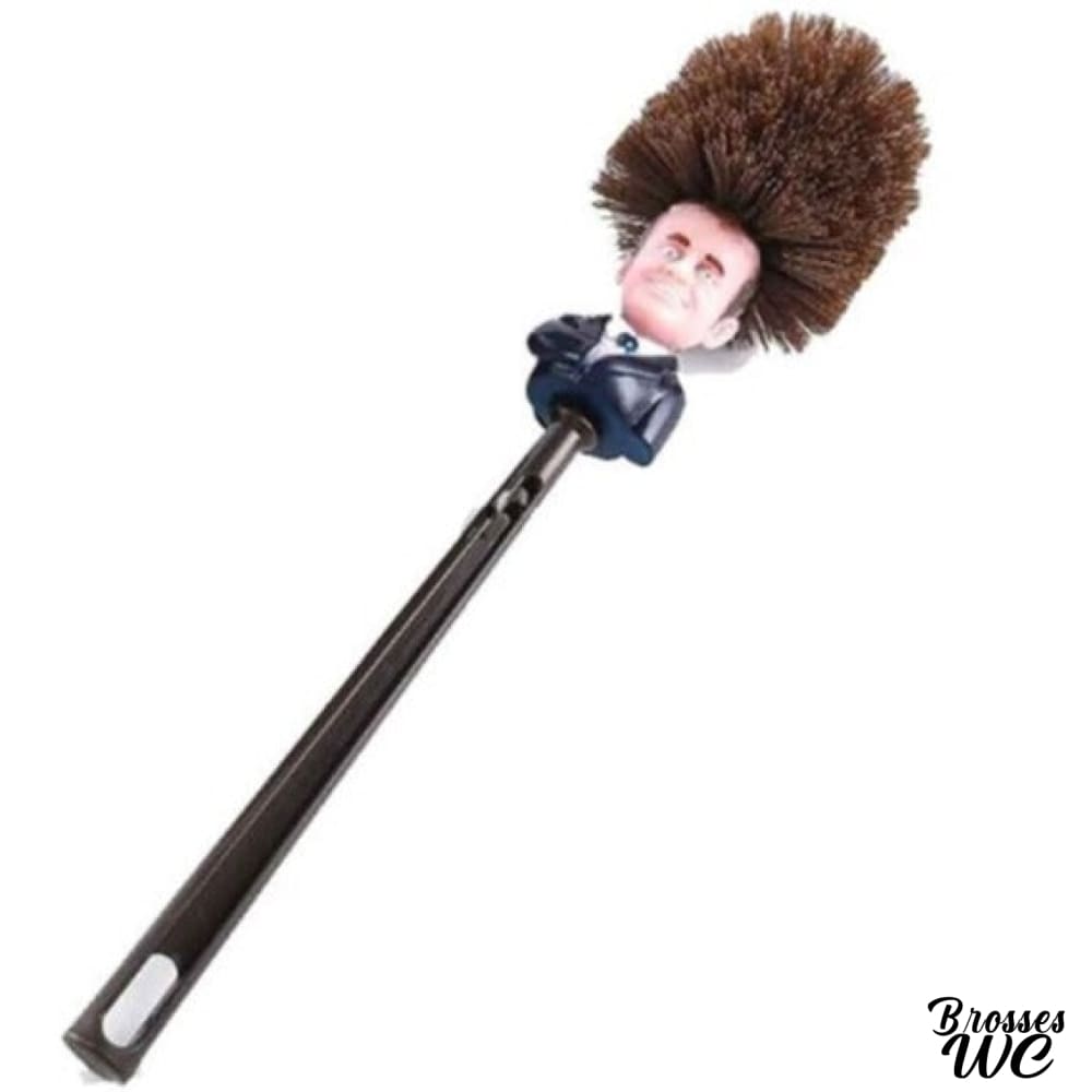 Brosse wc Macron humoristique