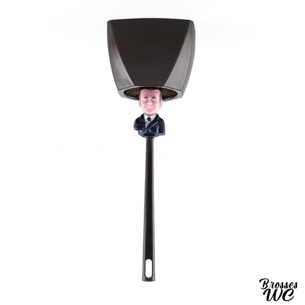 Brosse wc Macron humoristique