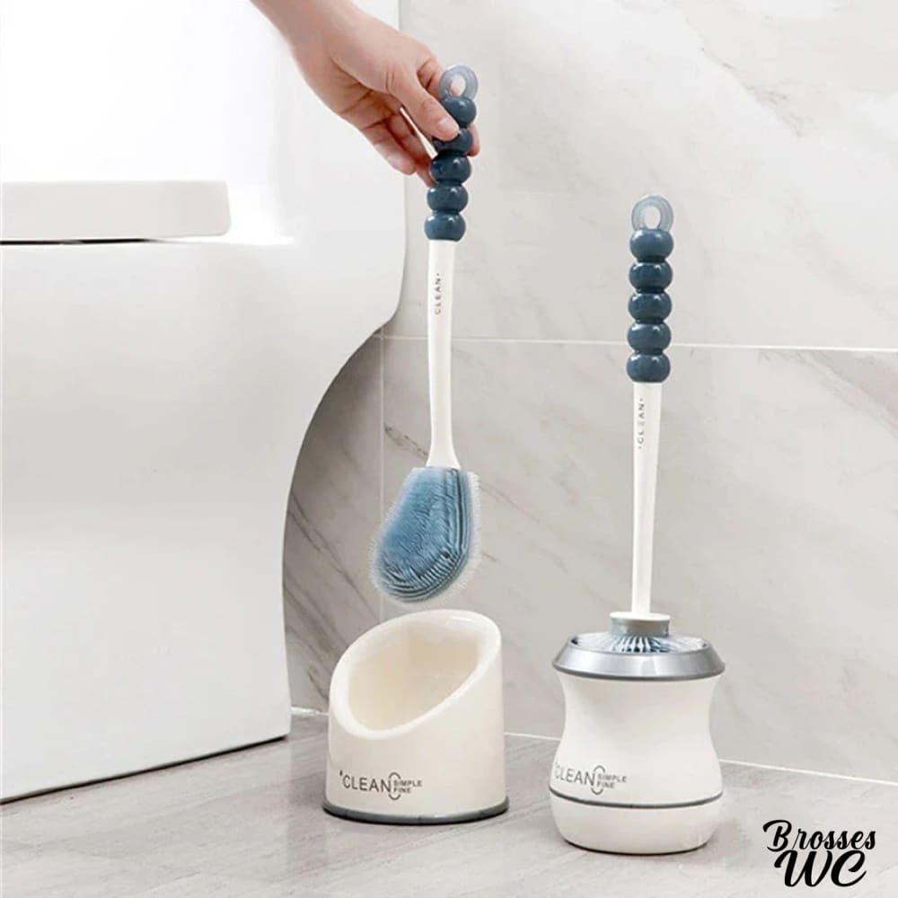Brosse wc deux têtes robuste