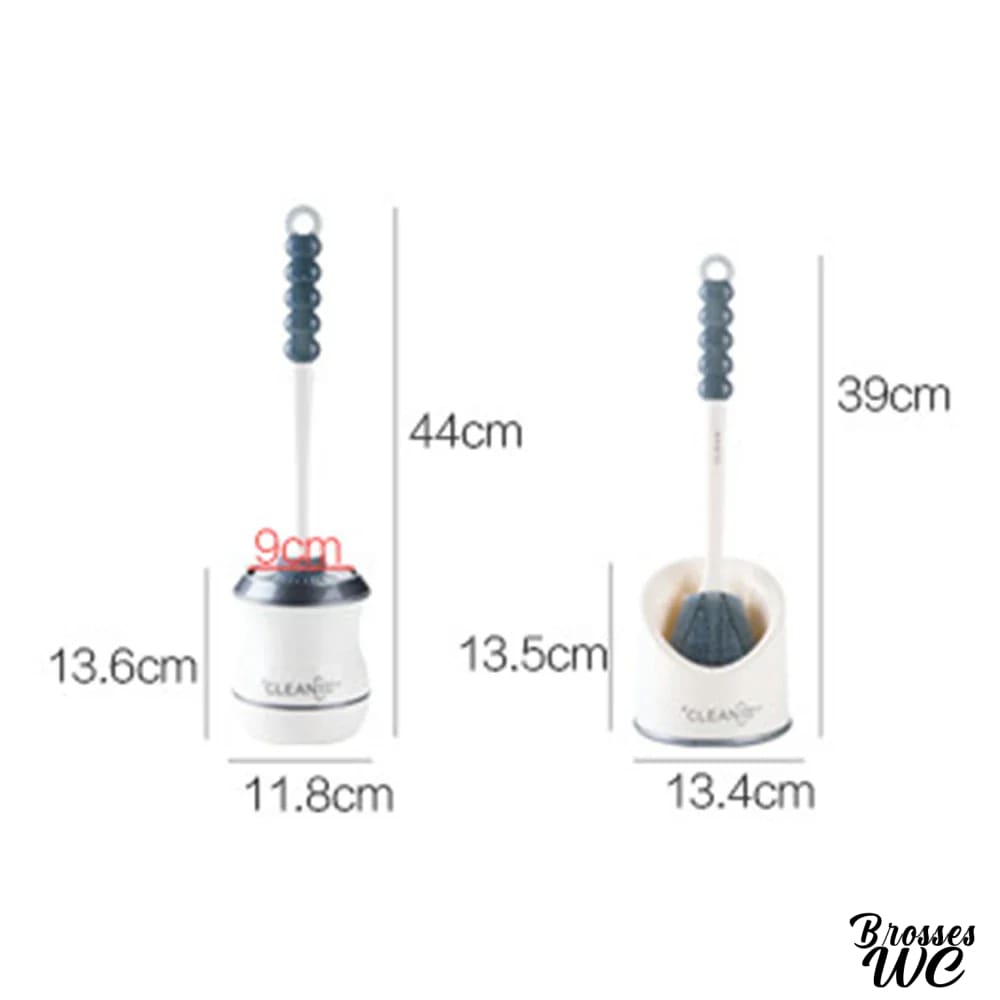 Brosse wc deux têtes robuste