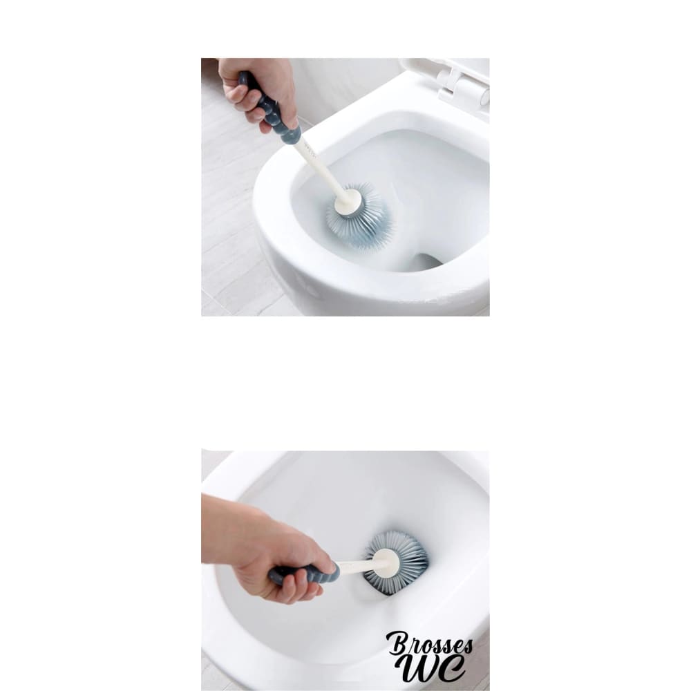 Brosse wc deux têtes robuste