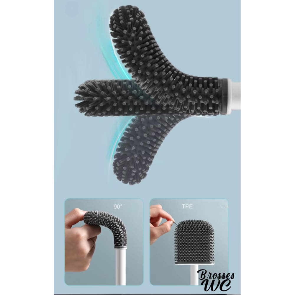 Brosse wc suspendue élégante