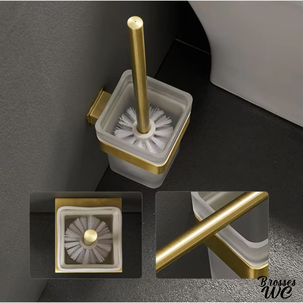 Brosse wc carrée nettoyage précis