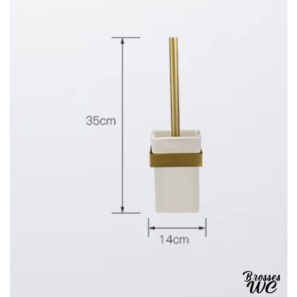 Brosse wc carrée nettoyage précis