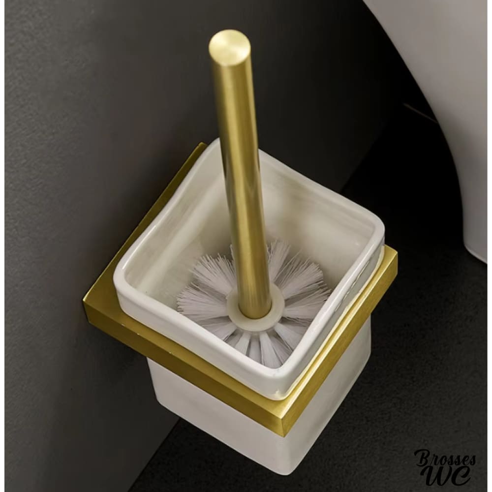 Brosse wc carrée nettoyage précis