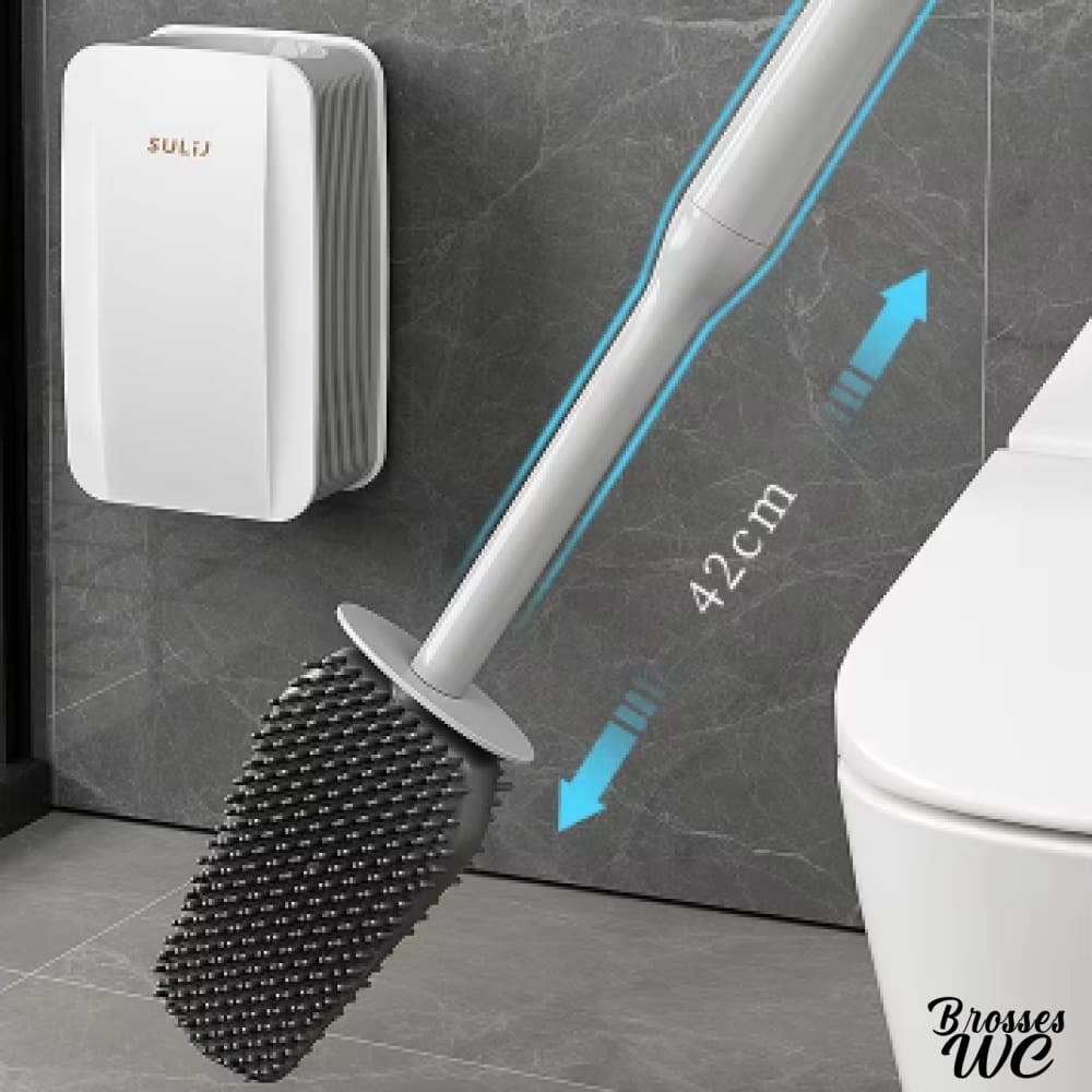 Brosse wc silicone durable