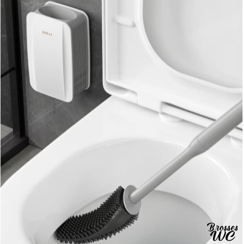 Brosse wc silicone durable