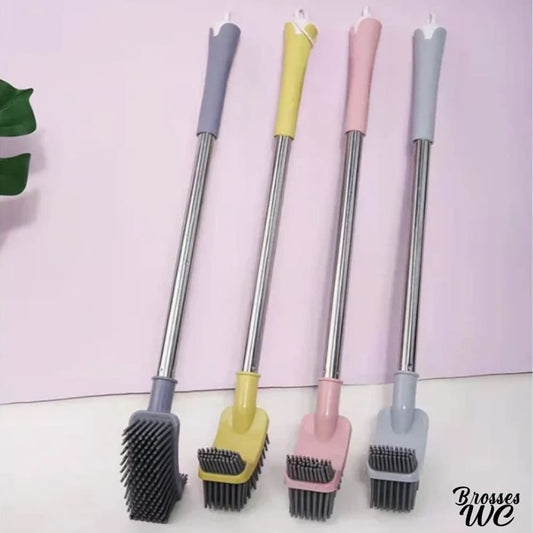 Brosse wc double tête performante