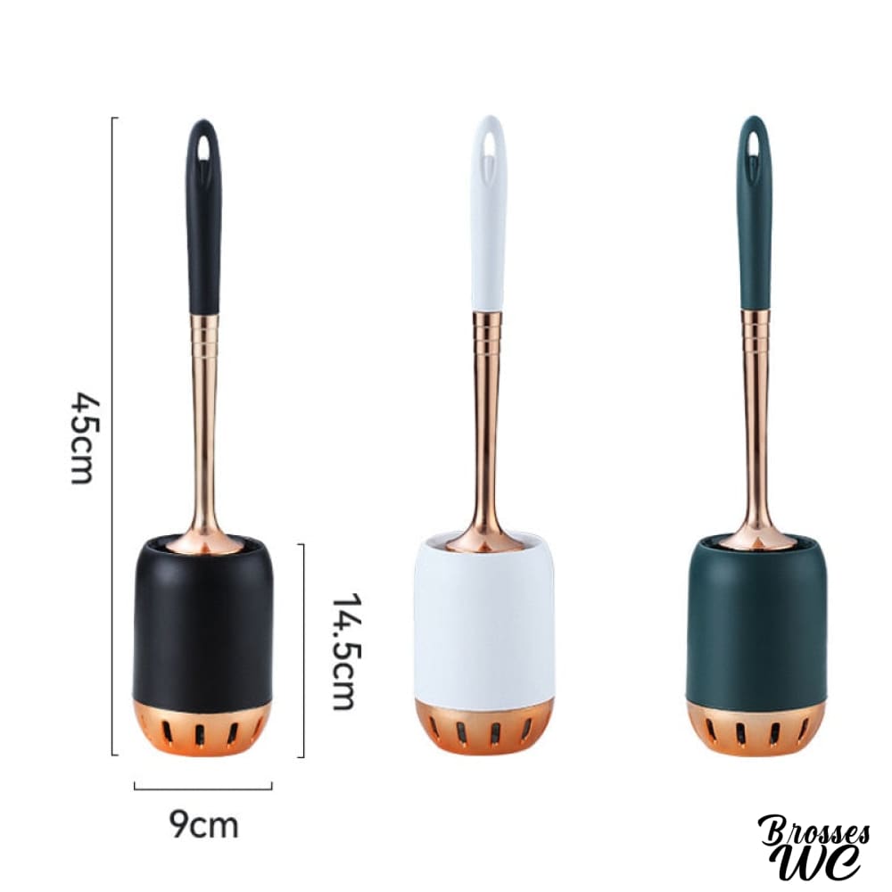 Brosse wc douce avec support élégant