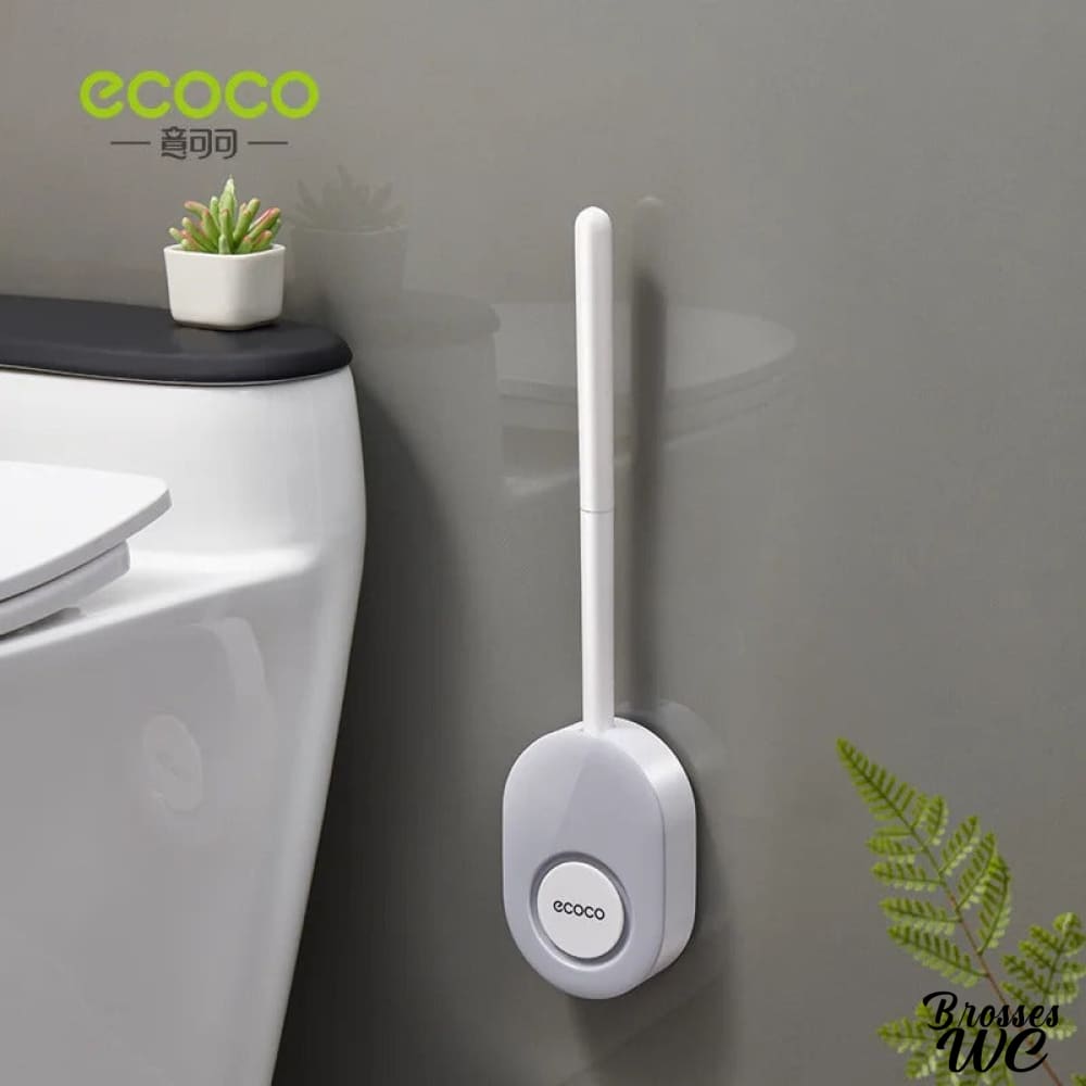 Brosse wc silicone douce noire