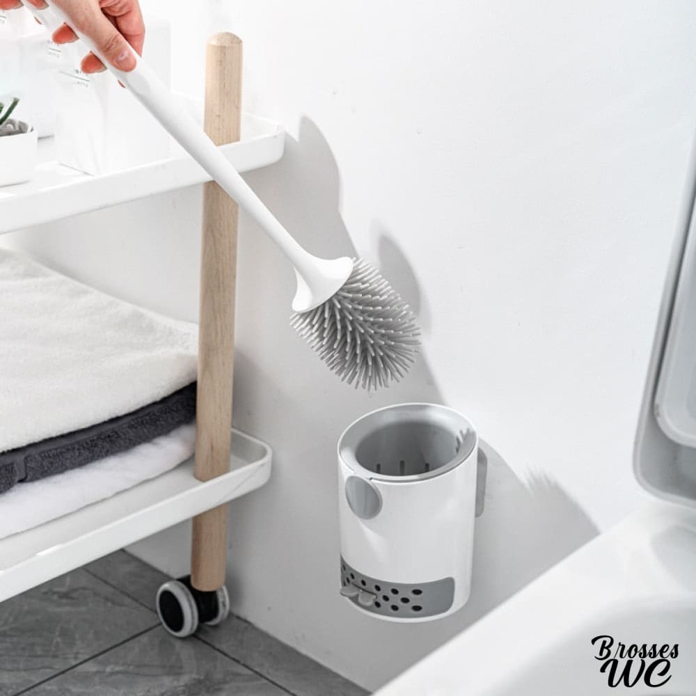 Brosse wc silicone douce