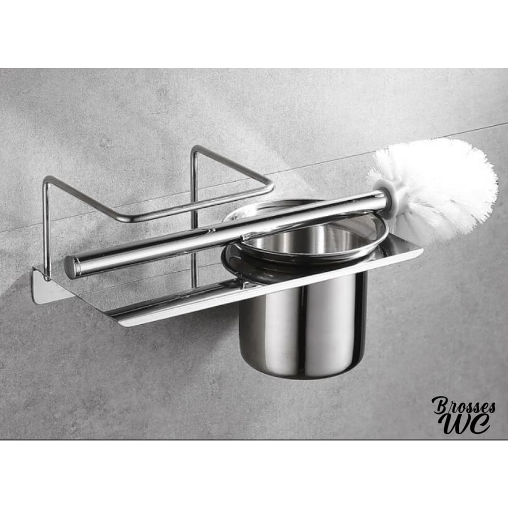 Brosse wc et porte-papier assorti